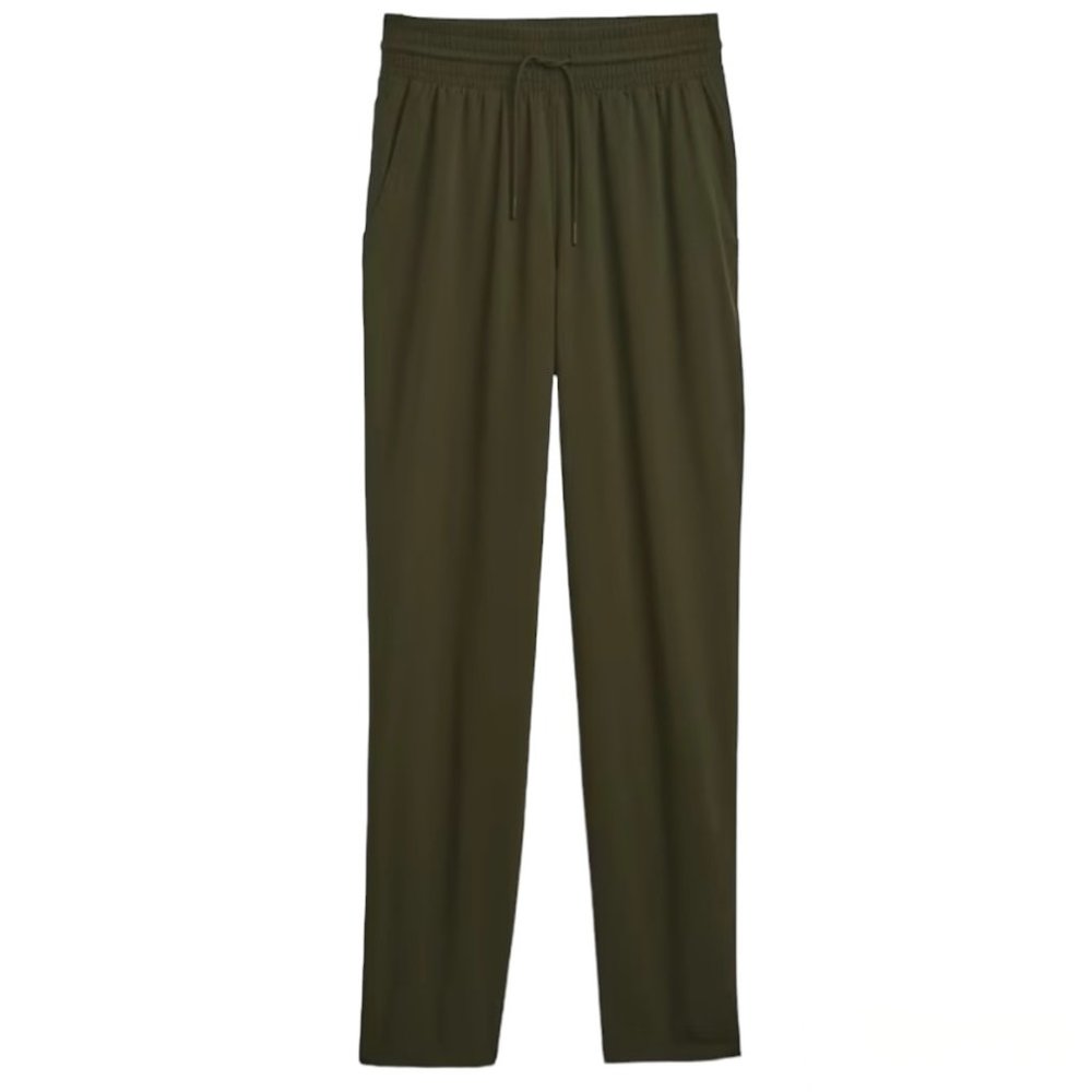 GapFit High Rise Runaround Pants Petite Medium Mistletoe Green NWT